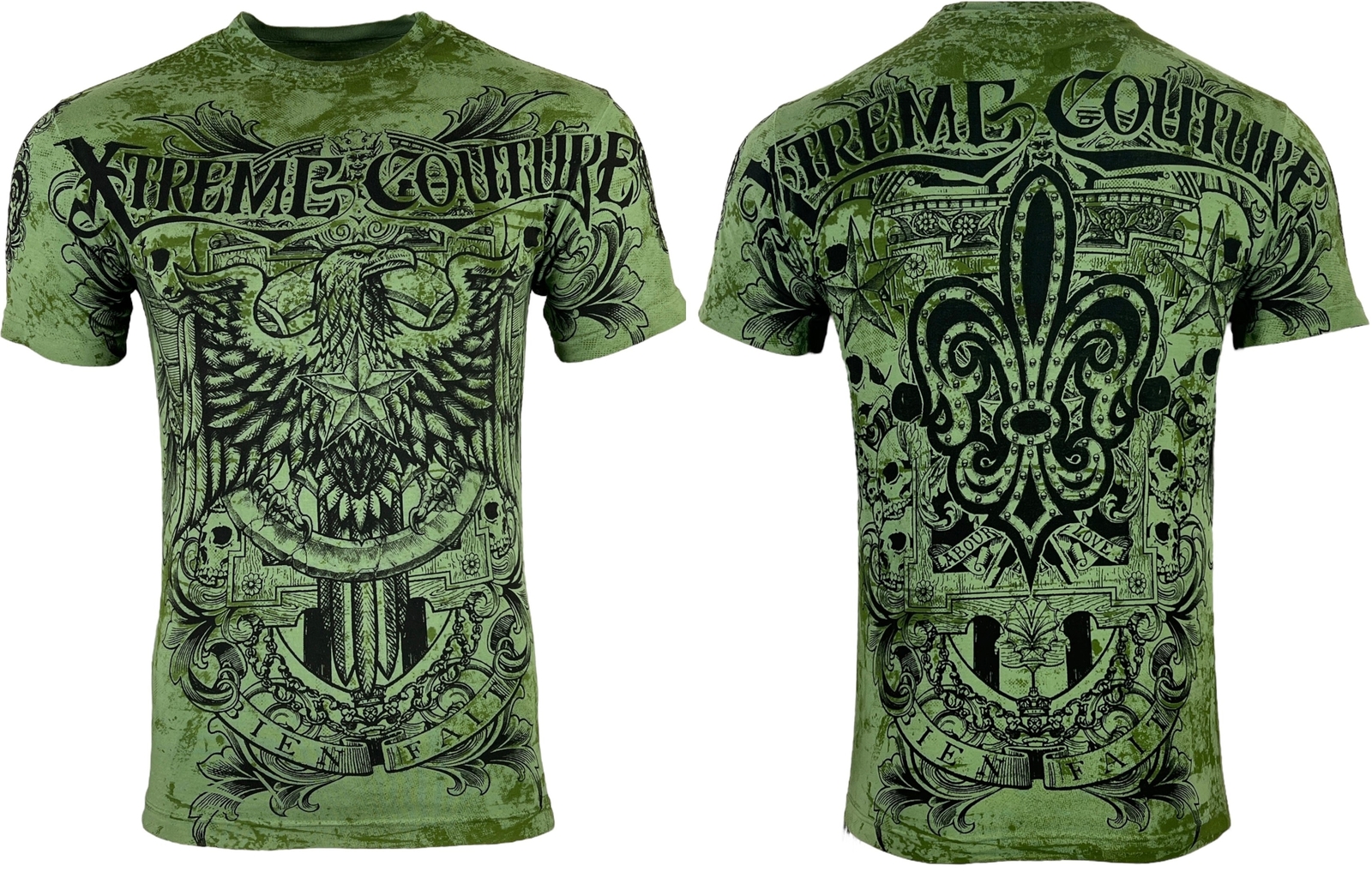 Xtreme Couture By Affliction Men's T-Shirt PATRON Biker Eagle tattoo S-5XL gallery