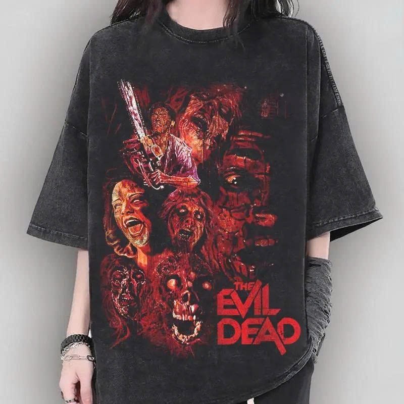 The Evil Dead Bootleg Retro 90s Sam Raimi Horror Movie Halloween Shirt