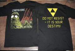 2 sides Retaliation Carnivore Band Shirt Black Unisex S-5XL 1J0226
