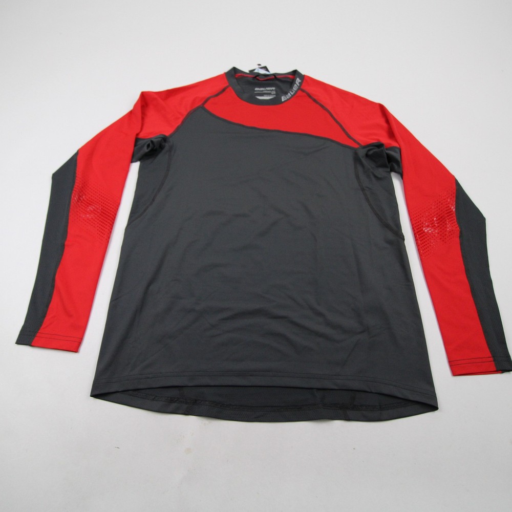 Bauer Long Sleeve Shirt Men’s Dark Gray New with Tags S