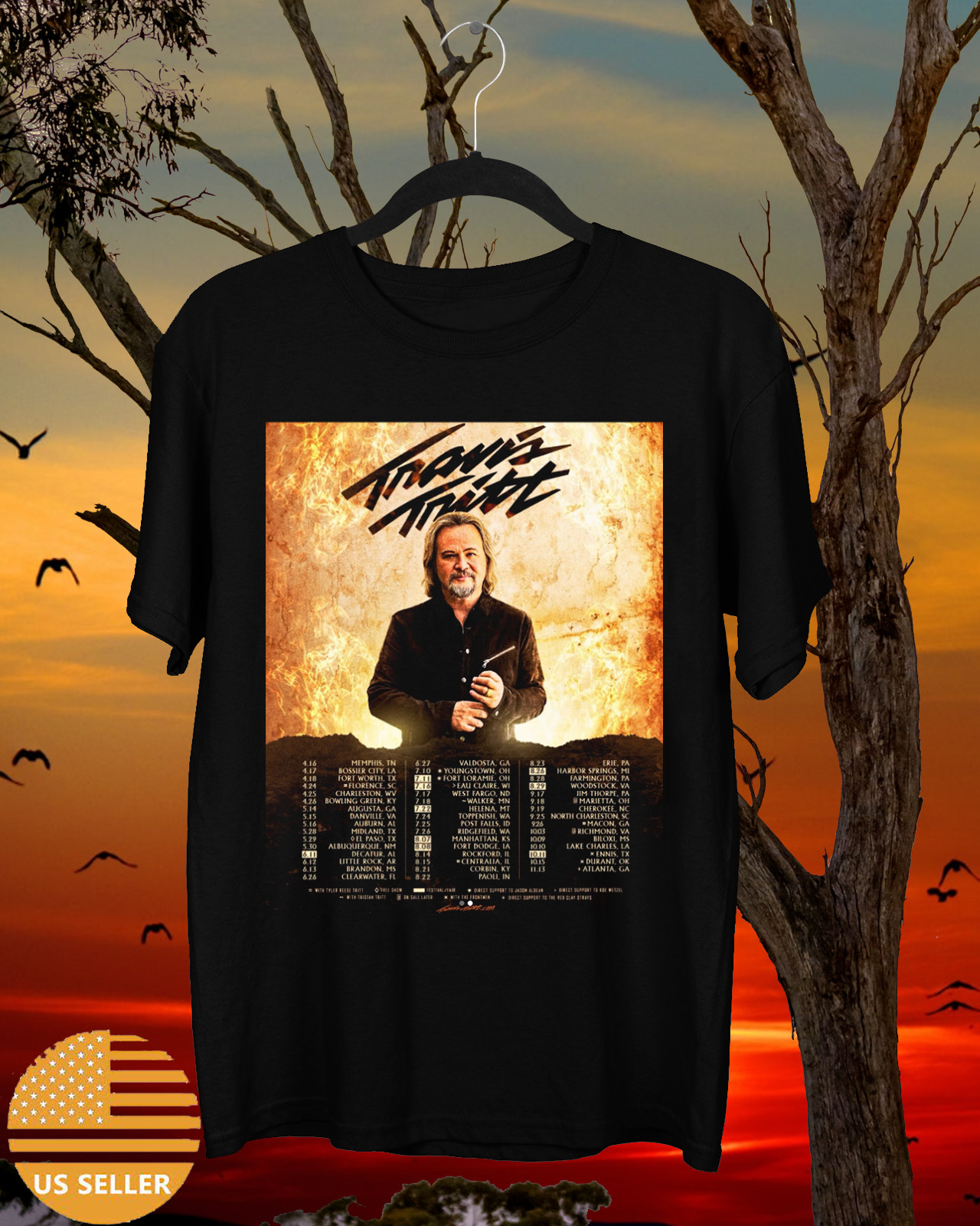 Travis Tritt 2026 Tour Dates T Shirt Full Size S-5XL gallery