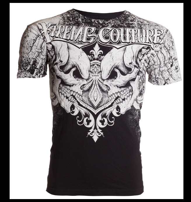 XTREME COUTURE by AFFLICTION Black LEGENDARY Short Sleeve Slim Fit T-shirt NWT gallery