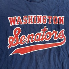 Vintage Washington Senators Starter T Shirt Single Stitch Size Large