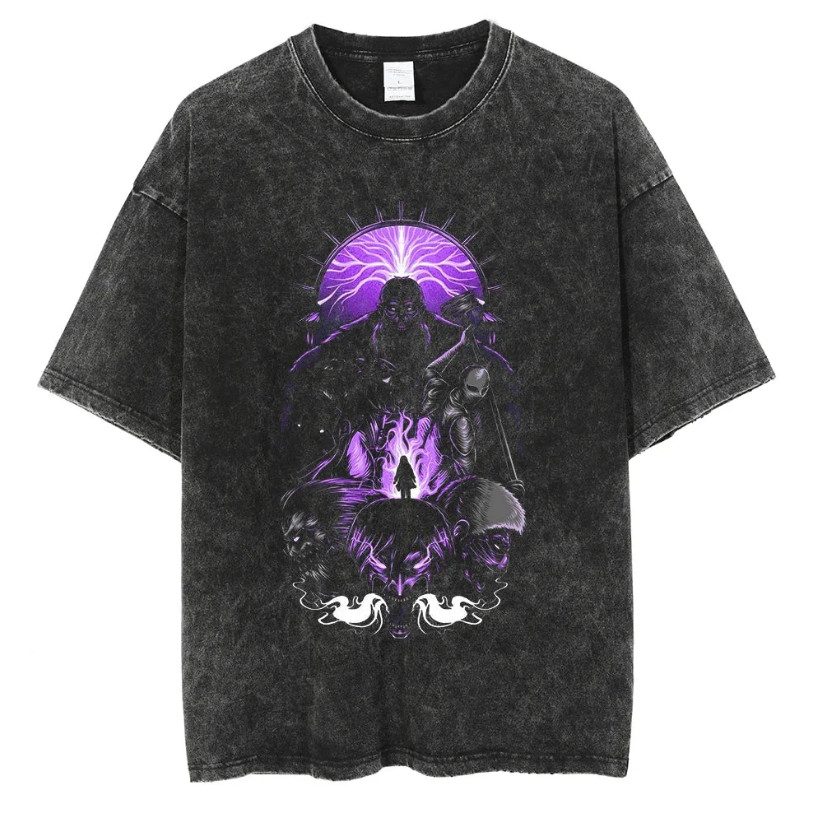 Vintage Fallen Vanguard Graphic Tee – Retro Scout Regiment Anime T-Shirt