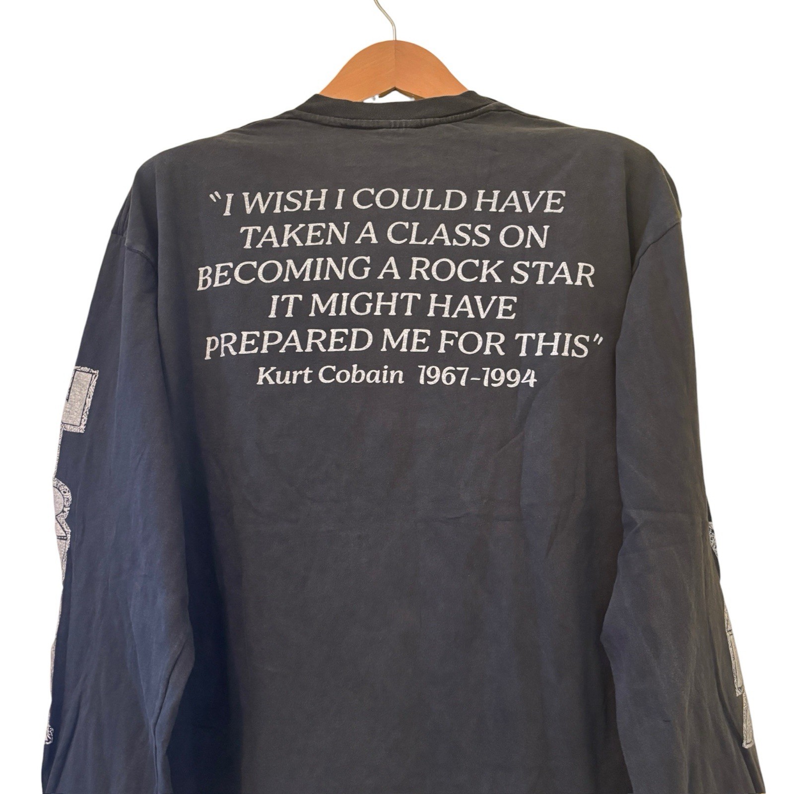 Vintage Kurt Cobain 1967-1994 Memorial Portrait Kid Nirvana XL T-Shirt REPRINT gallery