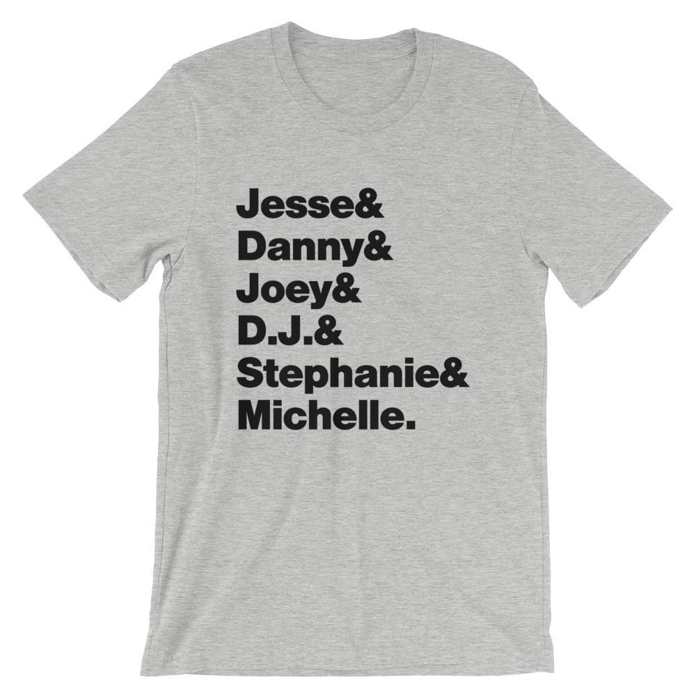 Full House T-Shirt. Black, White, Gray or Red Soft Cotton TV Show Tee gallery