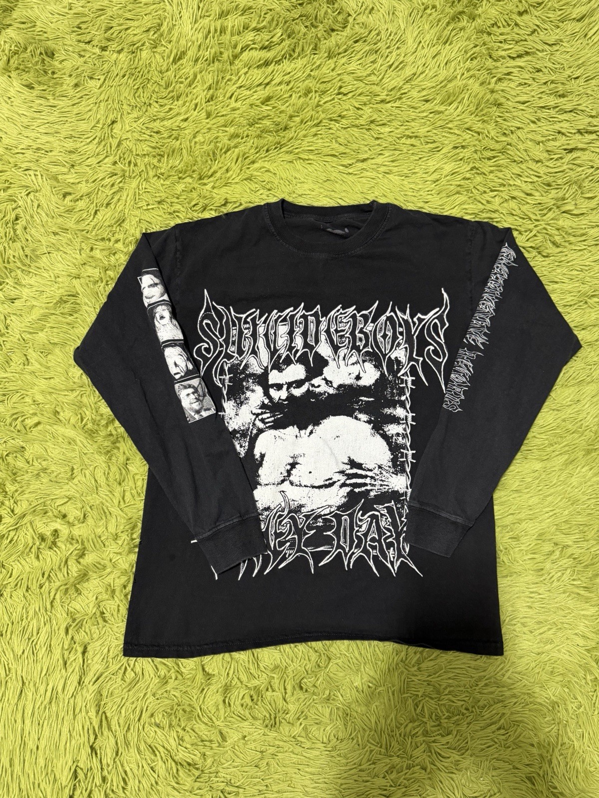 G59 Suicideboys Grey Day Long Sleeve Graphic T-Shirt Size Medium Hits Grunge!!! gallery