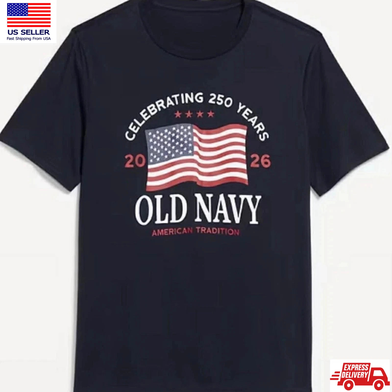 US Flag 2026 250th Anniversary T-SHIRT