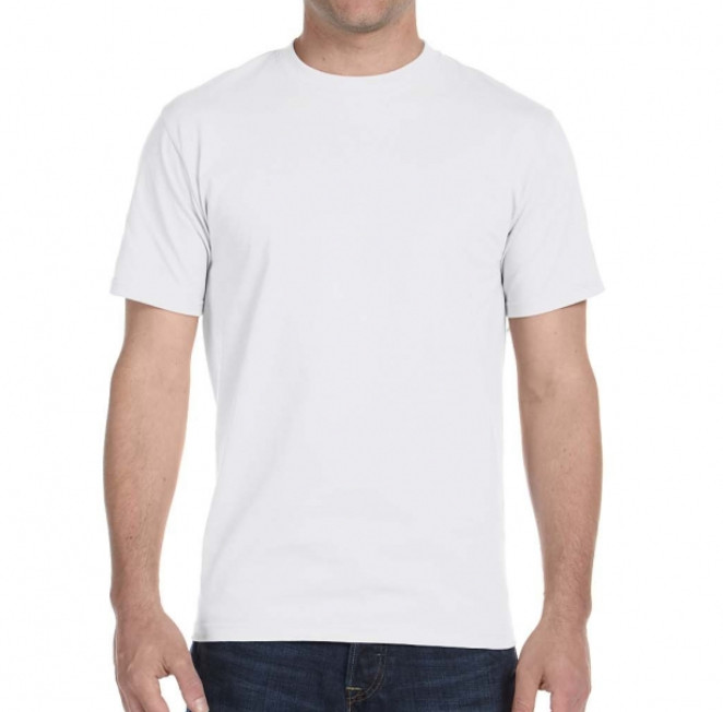 Hanes 2135Z0 T-Shirt for Men, Size S - White gallery
