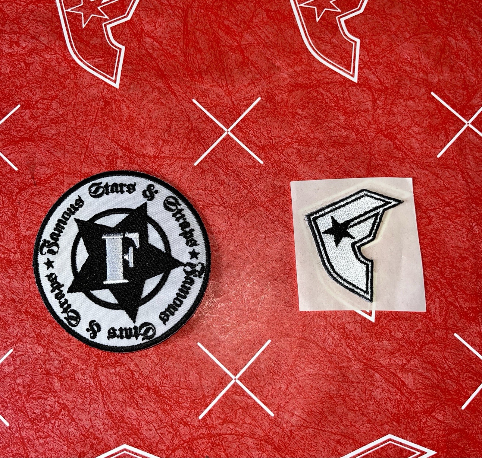 Famous Stars And Straps 2X Patch Set Travis Barker Blink 182 gallery