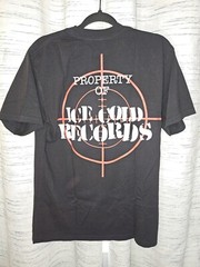ICE COLD RECORDS TEE GOVT GAVE US GUNS NEW SIZE Medium