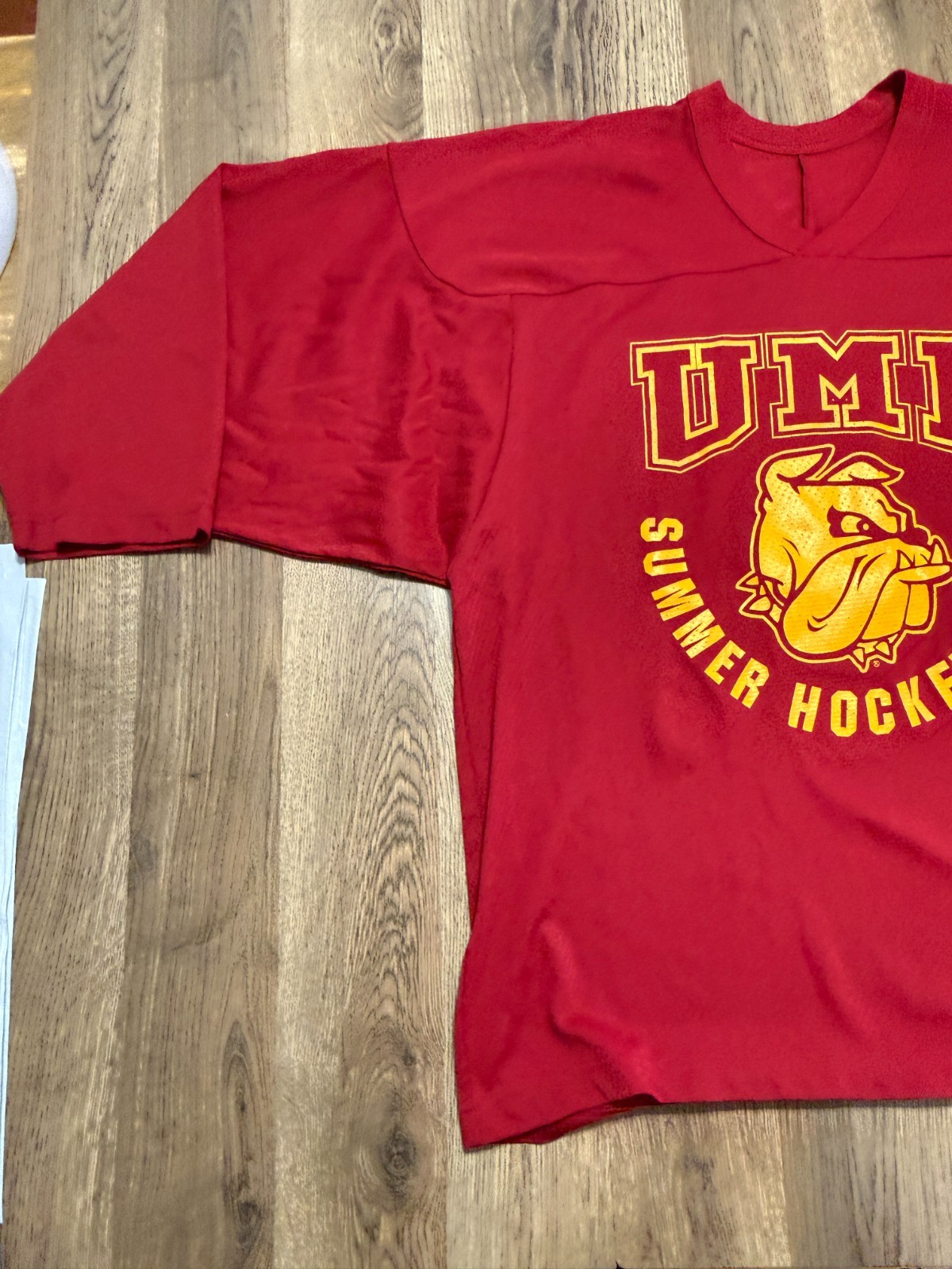 CCM Jersey Men's Size Medium Red Gold UMD Summer Hockey Camp gallery
