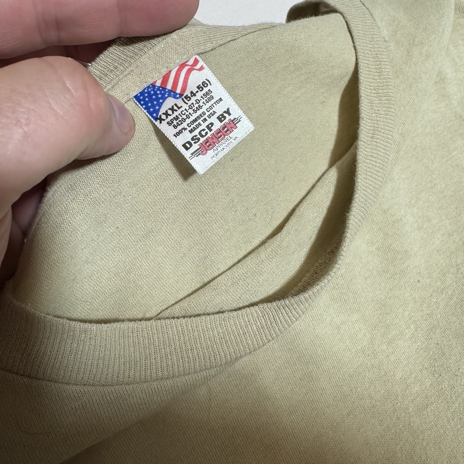 Jensen Apparel, USA, 100% Combed Cotton, VTG, Brown, Male, 3XL gallery