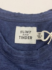 Flint & Tinder Shirt Mens Medium Blue Tenable Casual Outdoor Indigo 100% Cotton