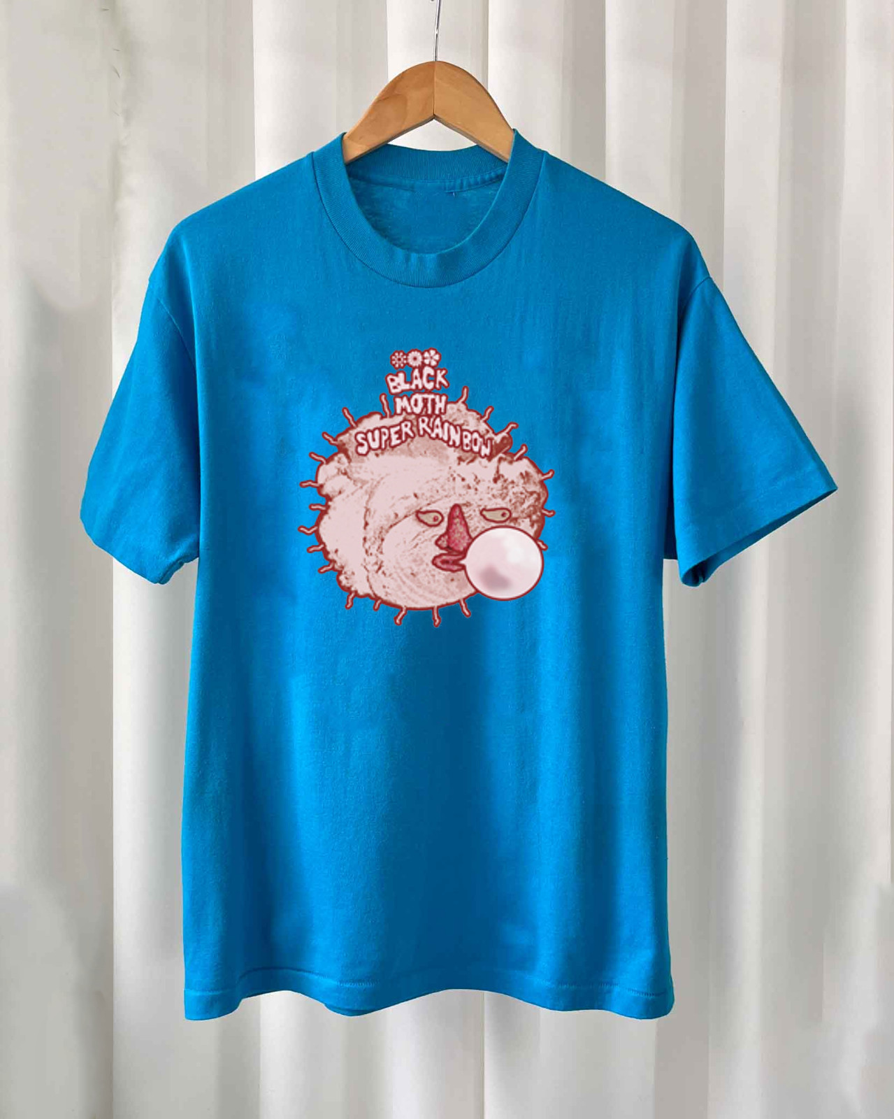 NEW Black Moth Super Rainbow Blue T- Shirt All Size S-5Xl AM1051