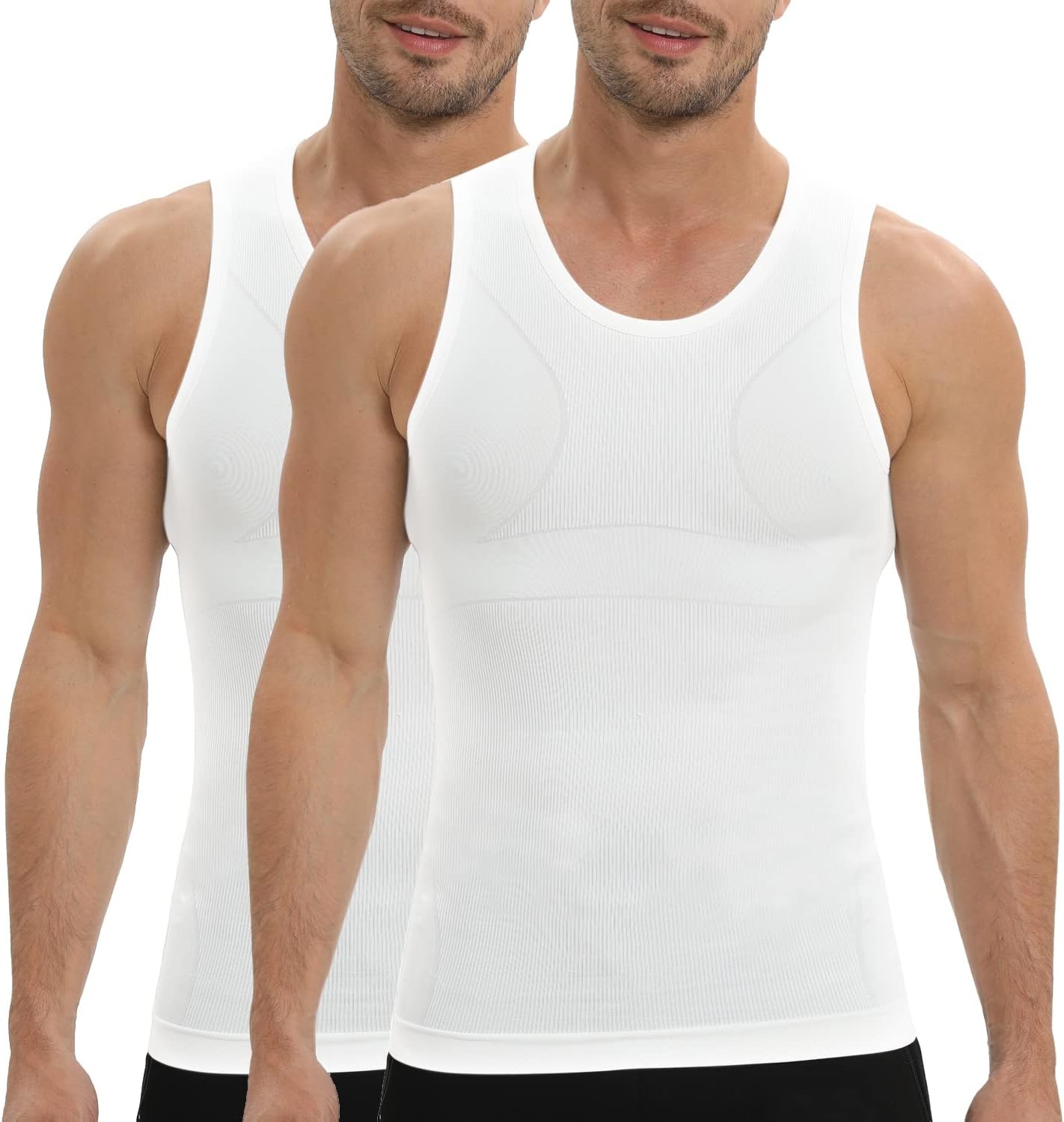 Slimming Compression Shirt for Men Gynecomastia Body Shaper Vest Undershirt Tank