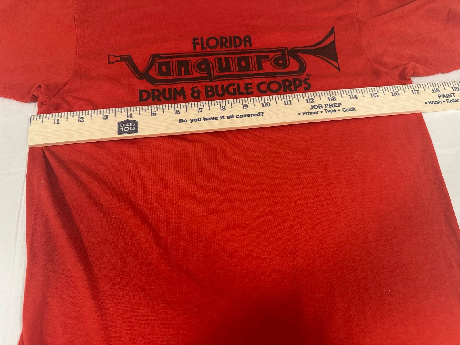 Vintage 70s Florida Vanguard Drum Bugle Corp T Shirt Mens size unknown gallery