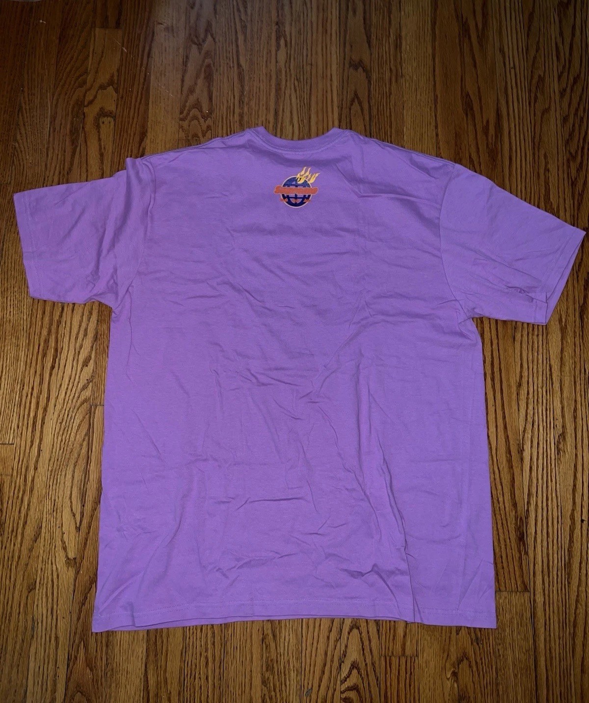 Supreme Men’s 2017 Winter/Fall collection Fire Logo Tee Purple Size Extra Large gallery
