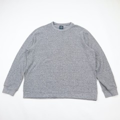 Members Mark Waffle Knit Thermal Shirt Mens XL Gray Crewneck Pullover Outdoor