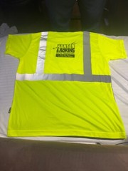 CLASS 2 HIGH VISIBILITY REFLECTIVE TYPE R ROAD WORK CONSTRUCTION SAFETY T-SHIRT