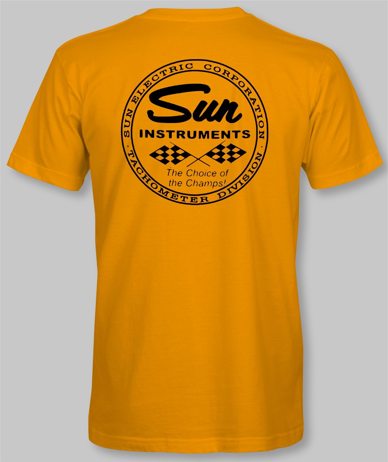 SUN INSTRUMENTS Retro T-Shirt tachometer tach speed shop hot rod electric corp gallery