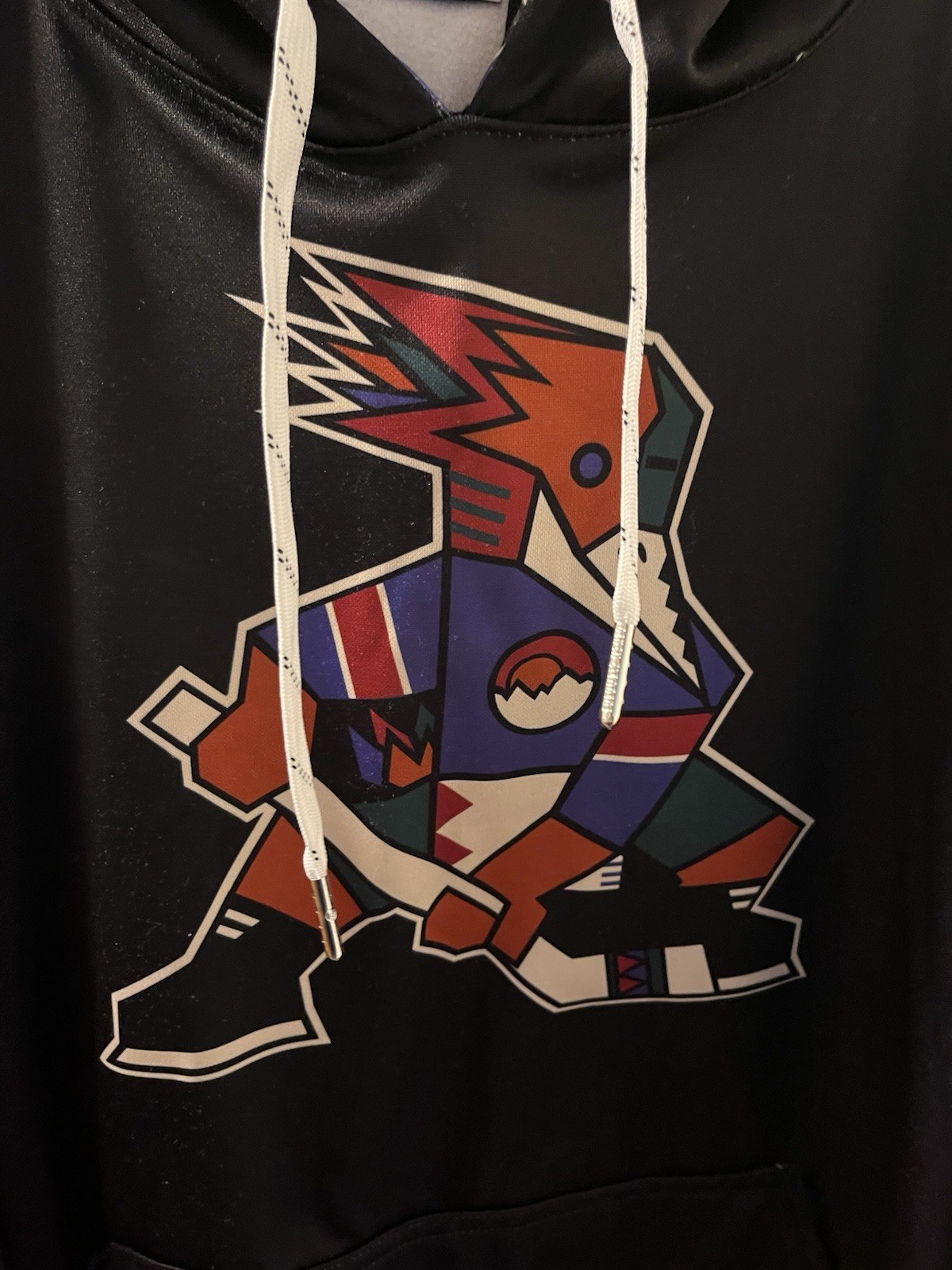 Tucson Roadrunners Kachina Alternate AHL Hockey Lace Hoodie L Large gallery