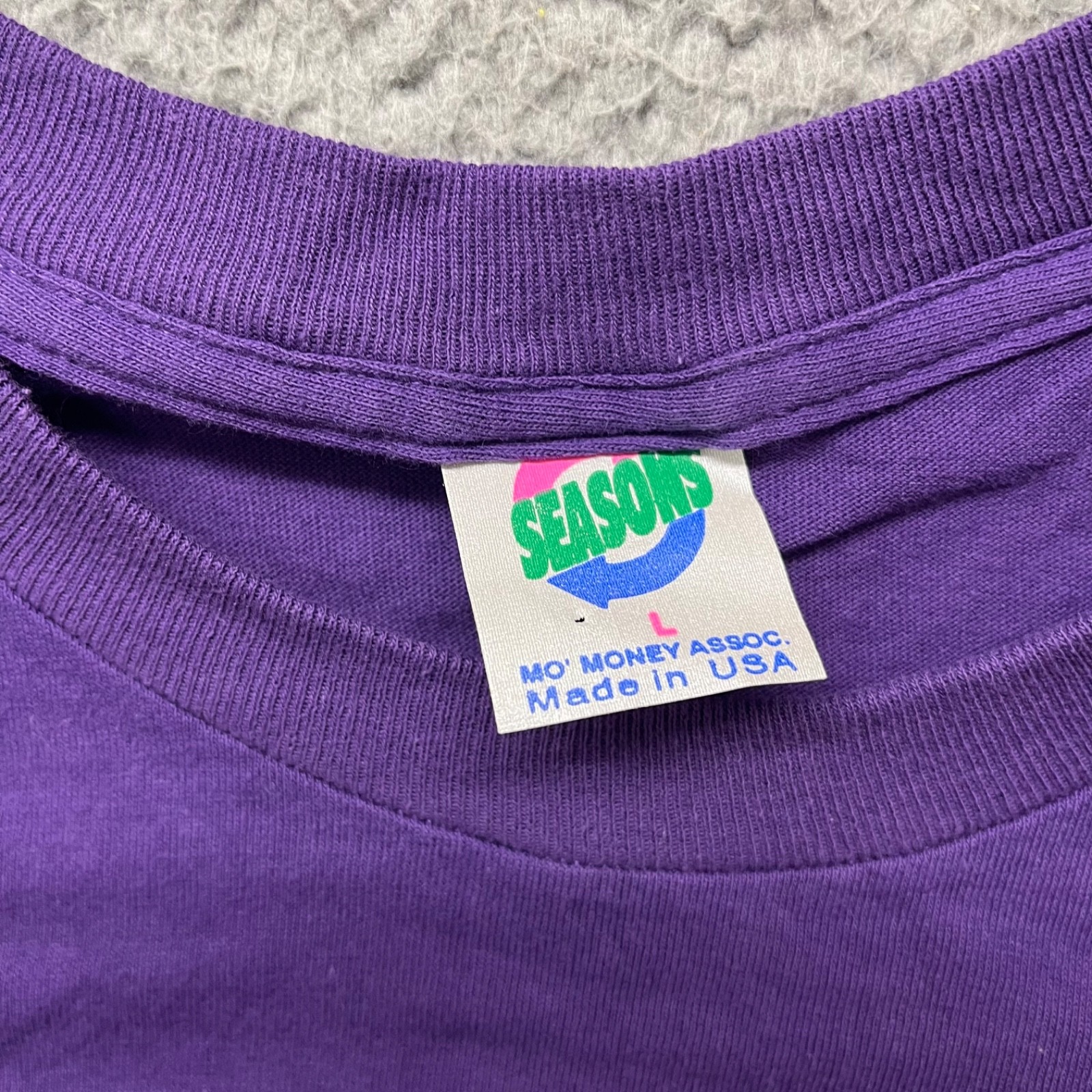 Vtg Sea World Shirt Mens L Purple San Antonio Texas Single Stitch Graphic Print gallery