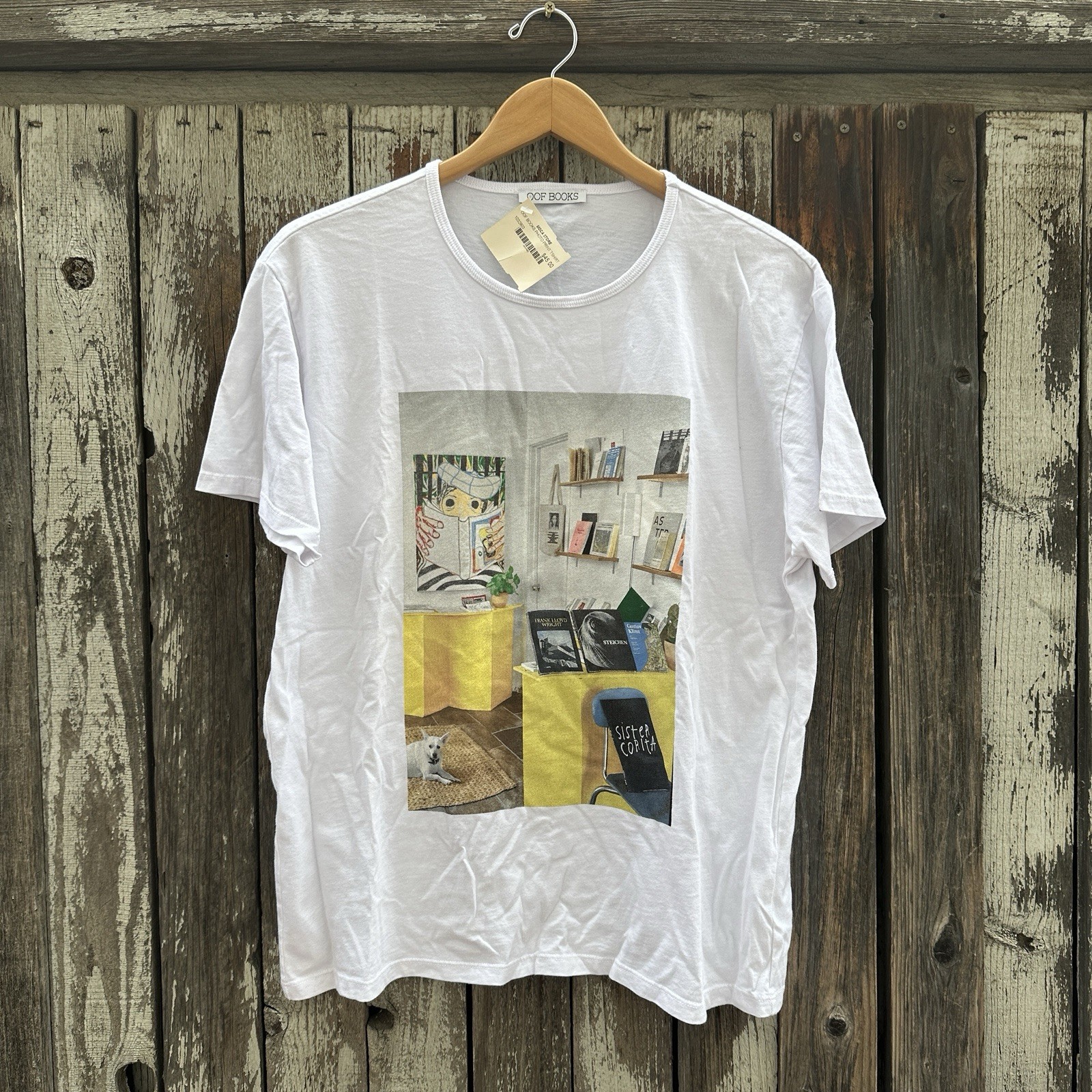 MOCA Museum of Contemporary Art Oof Books Photo Print Art T-Shirt Brand New M gallery