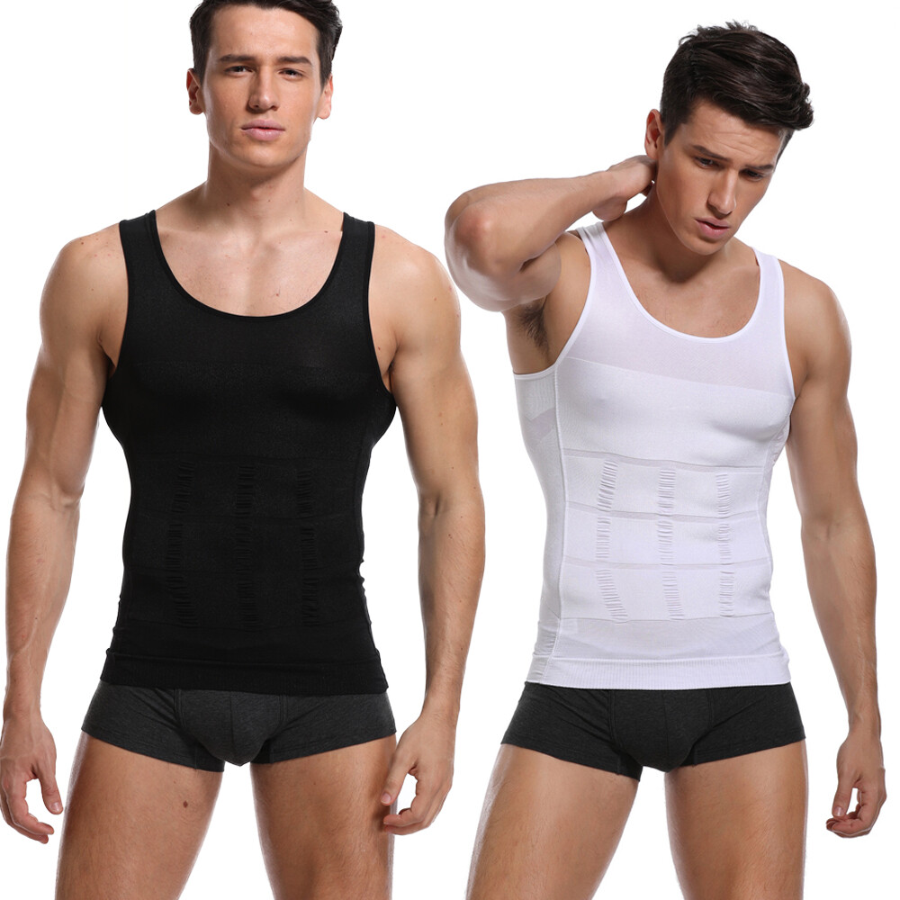 Men's Cool Dry Short Sleeve Compression Shirts Sports Baselayer Workout Tank Top gallery