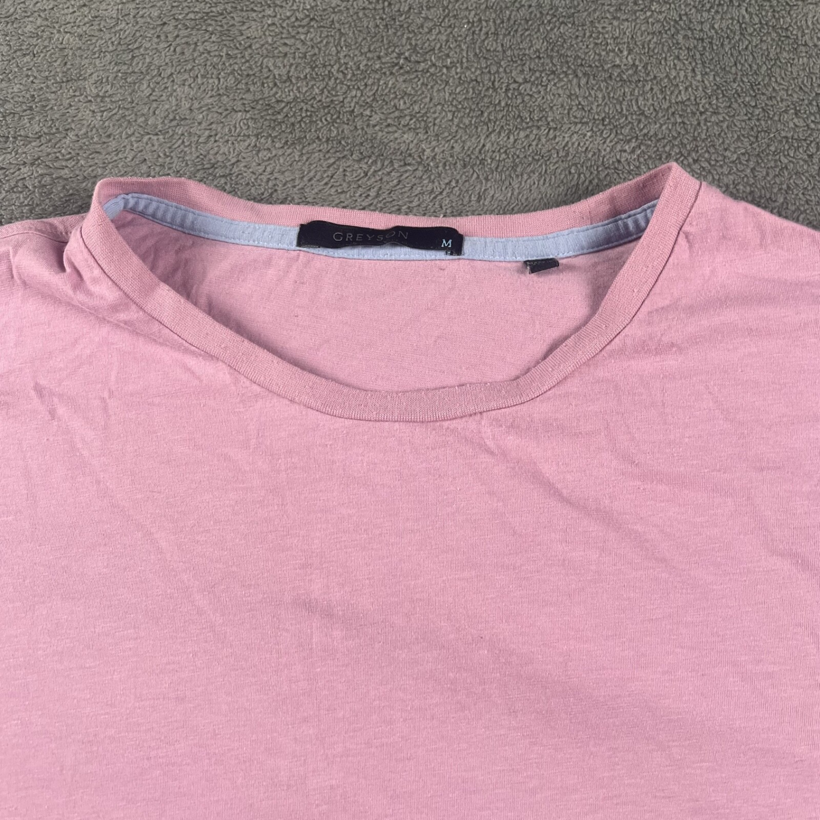 Greyson T Shirt Mens Medium Purple Performance Pima Cotton Nylon Blend Stretch gallery