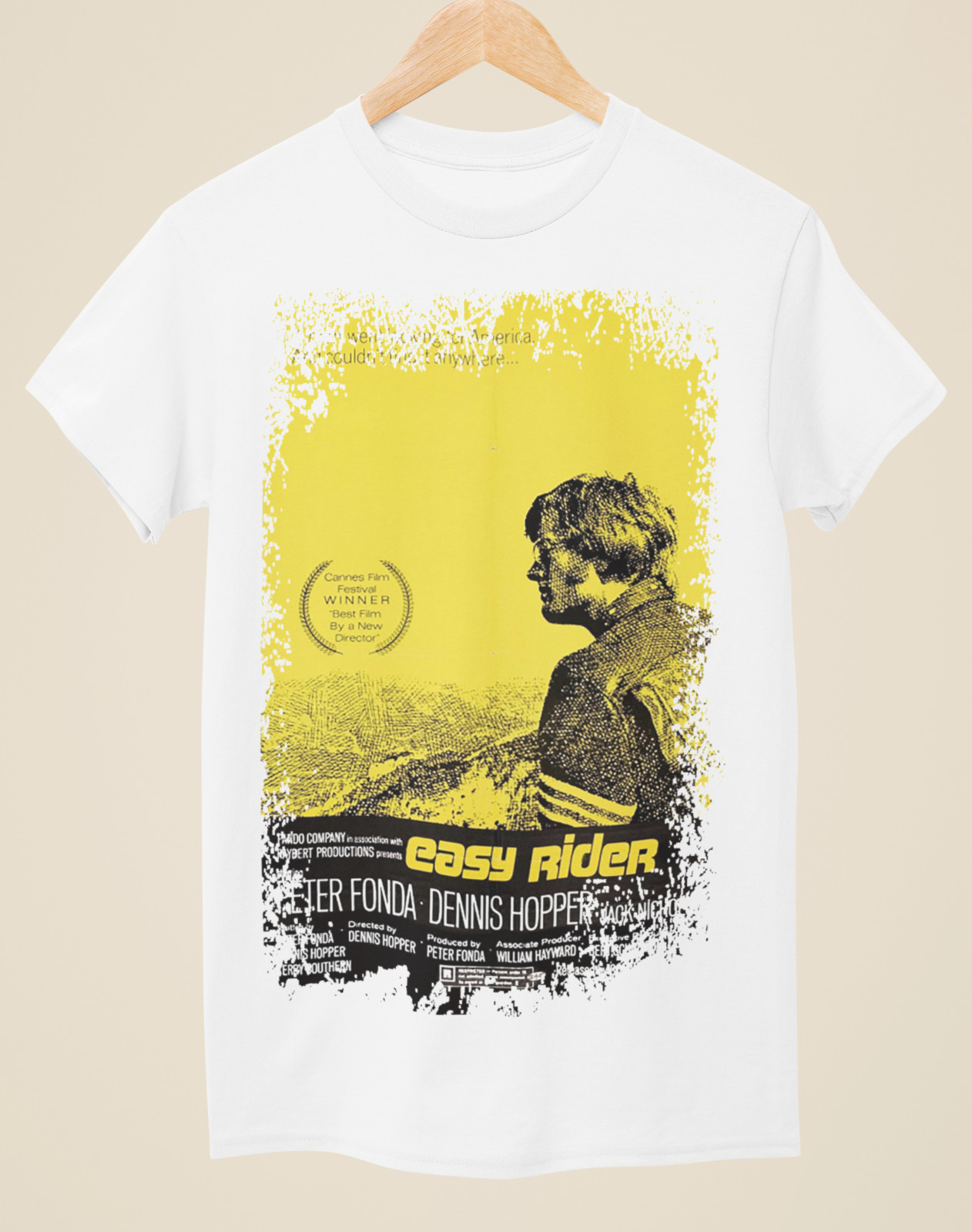 Easy Rider - Movie Poster Inspired Unisex White T-Shirt gallery