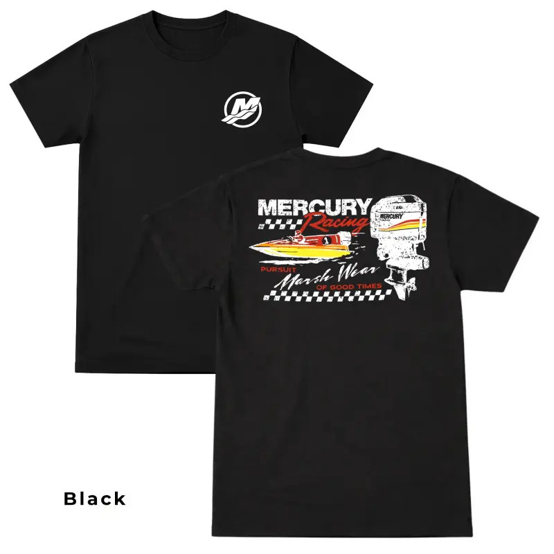 Mercury Racing Boat Racing Graphic Tee T-Shirt Offshore Style gallery
