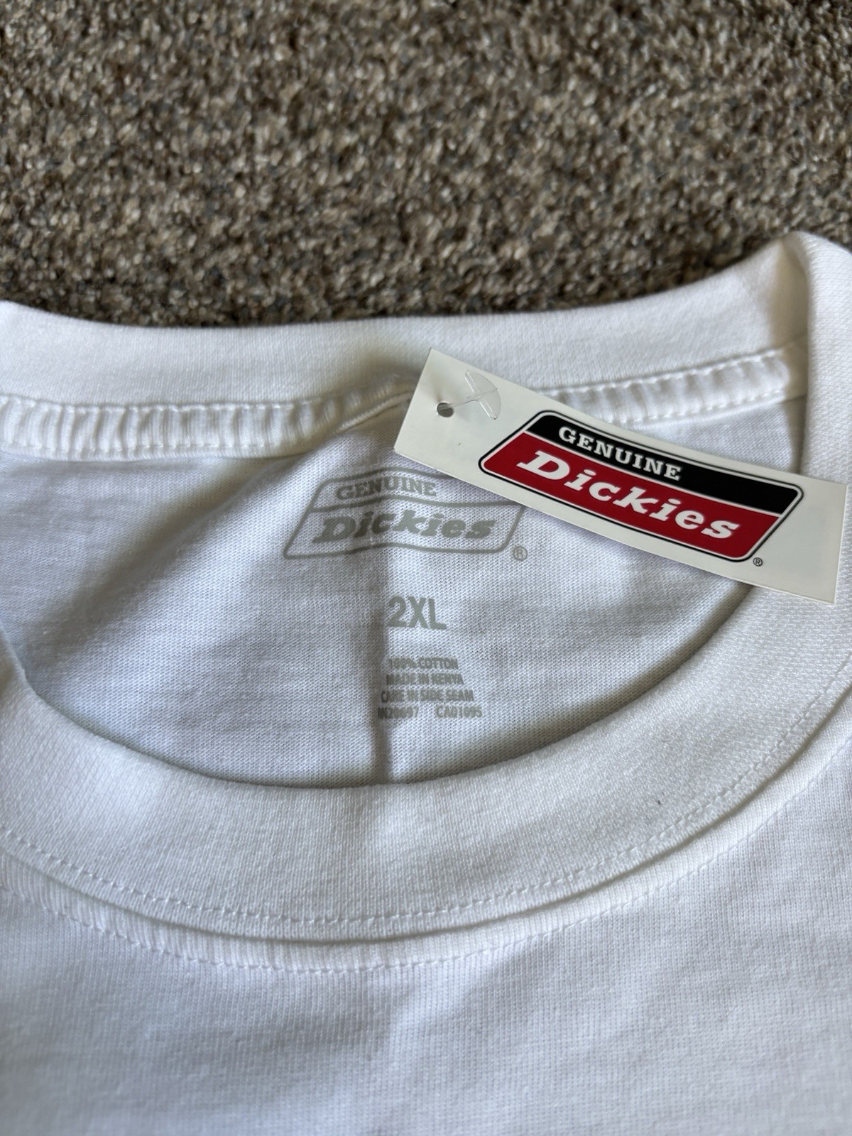 Dickies Short Sleeve White Pocket Performance T Shirt Size XXL New. GS407WH gallery