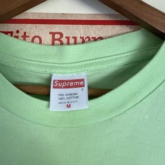 2007 Supreme Lime Green Box Logo Size Medium Tshirt Rare