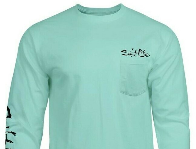 Mens Salt Life Fishermans Glory Graphic Pocket L/S T-Shirt - 2XL/XL/Large - NWT gallery
