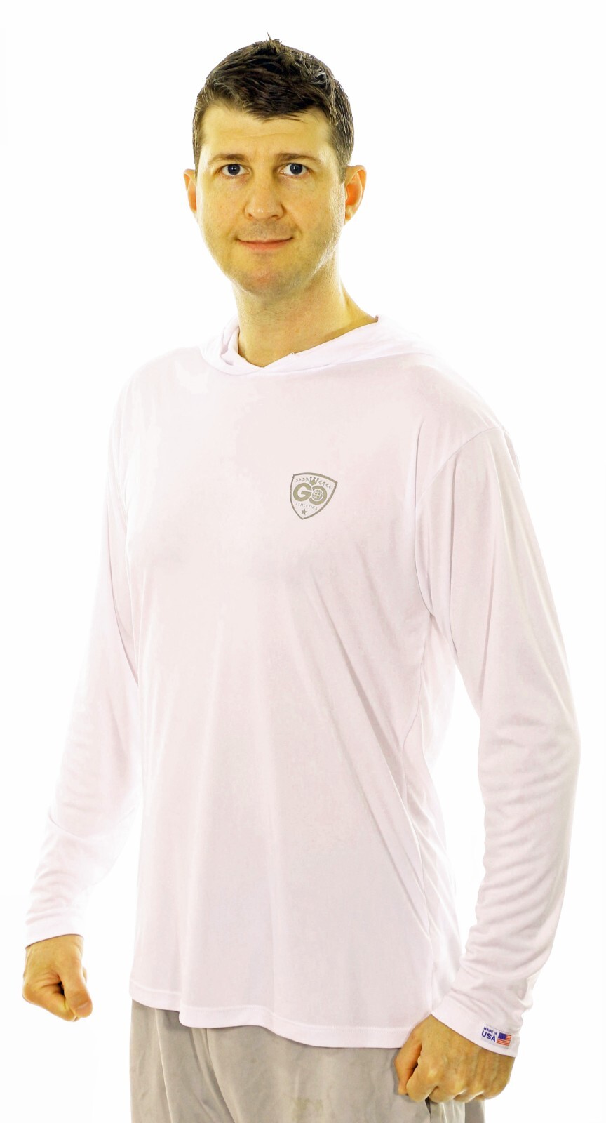UPF50+ Mens Sun Shield Skin Protection Long Sleeve Microfiber Fishing tee shirt gallery