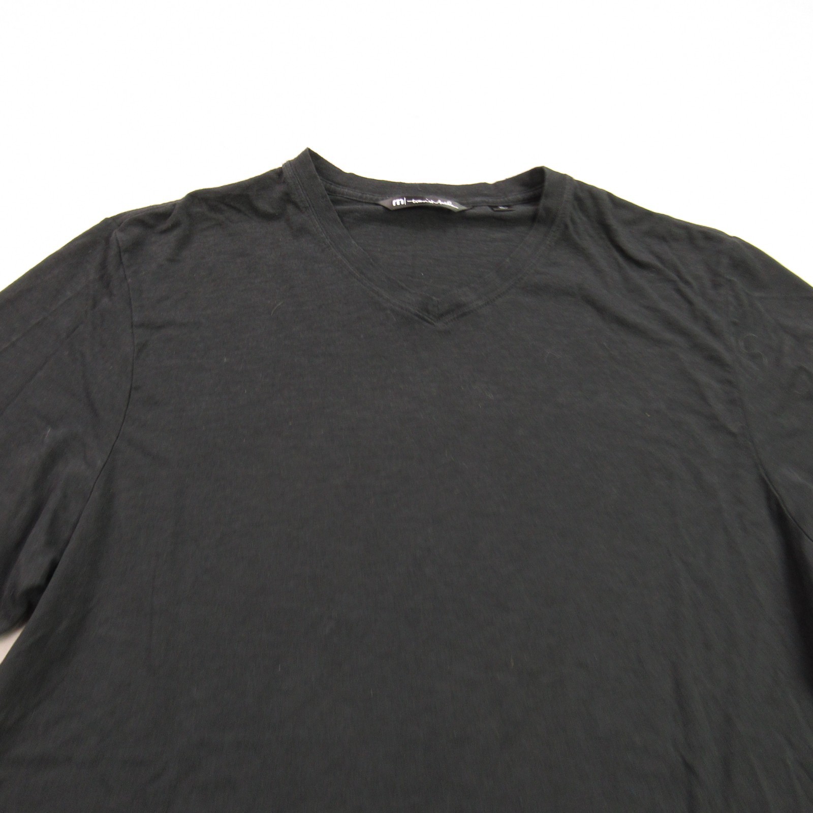 Travis Mathew Shirt Mens XL Short Sleeve V Neck Black Lightweight gallery