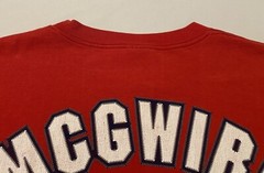 Vintage 1997-1998 Starter Mark McGwire Cardinals Men T-Shirt Red Size L Made USA