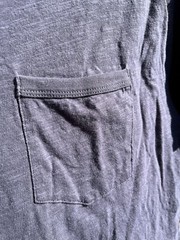Men’s Vuori T-Shirt Blue Pocket Solid NO SIZE Casual Norm City Classic Modern