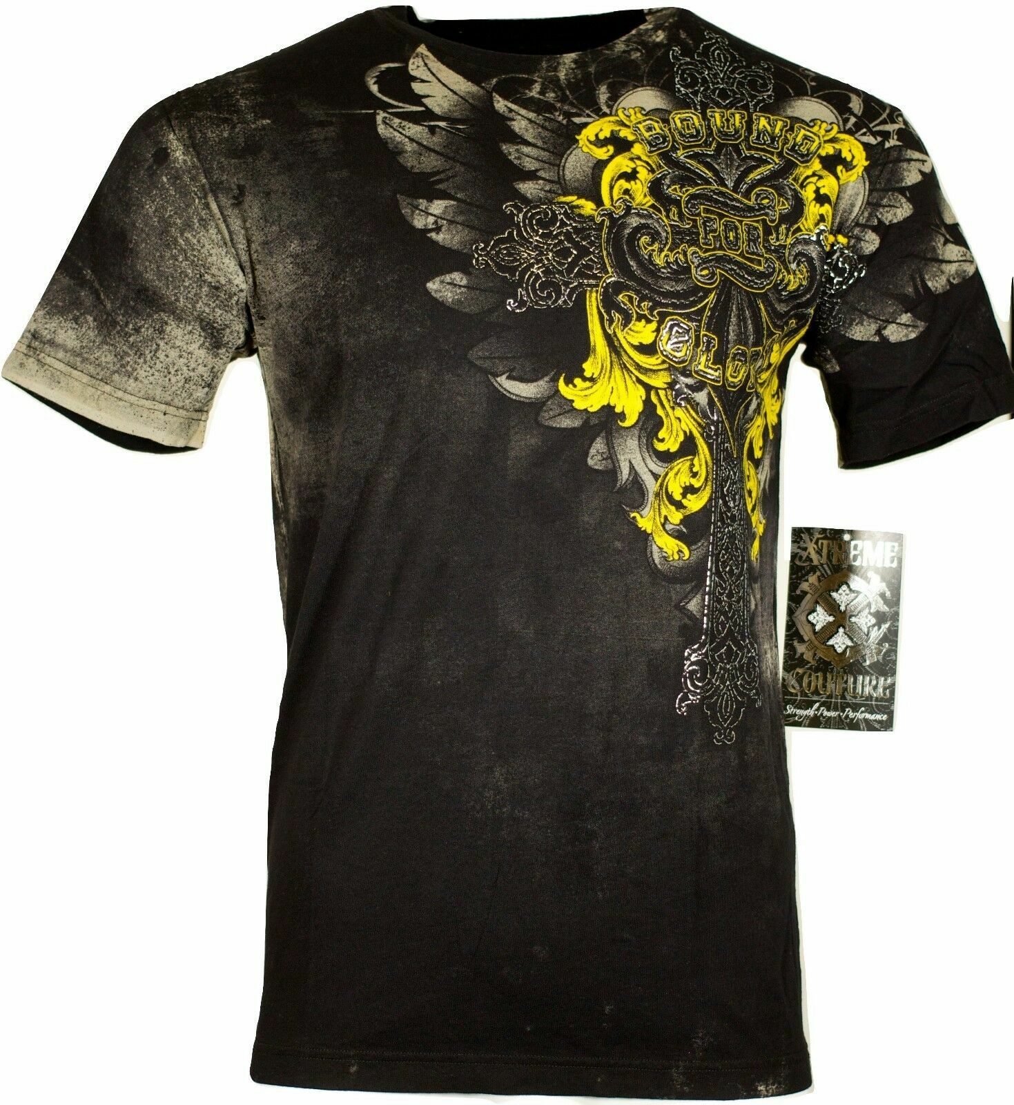 XTREME COUTURE by AFFLICTION Men's T-Shirt SALVATION Tattoo Biker MMA S-5XL gallery