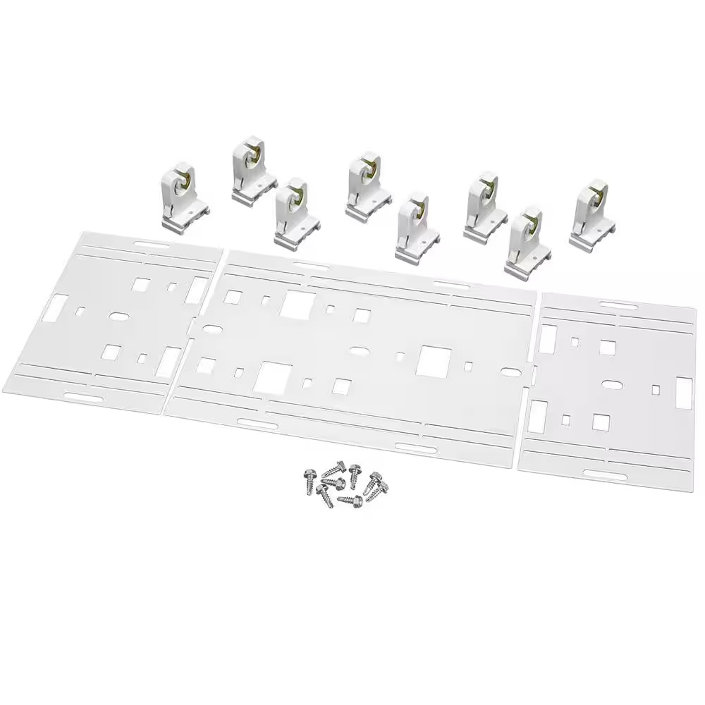 8 Ft. to 4 Ft. Strip T8 Conversion Kit with Non Shunted Sockets and Bridges