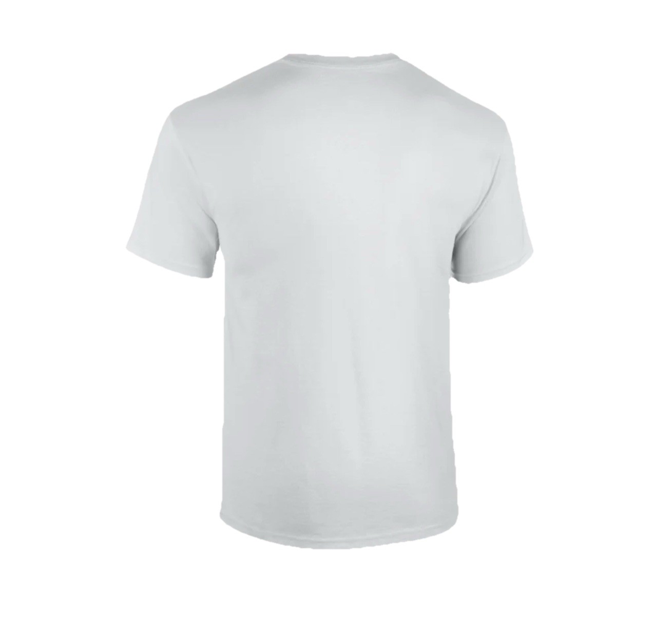 Gildan Men's T-Shirt Heavy Cotton Short Sleeve Plain Blank White Tee Sz 2XL New gallery
