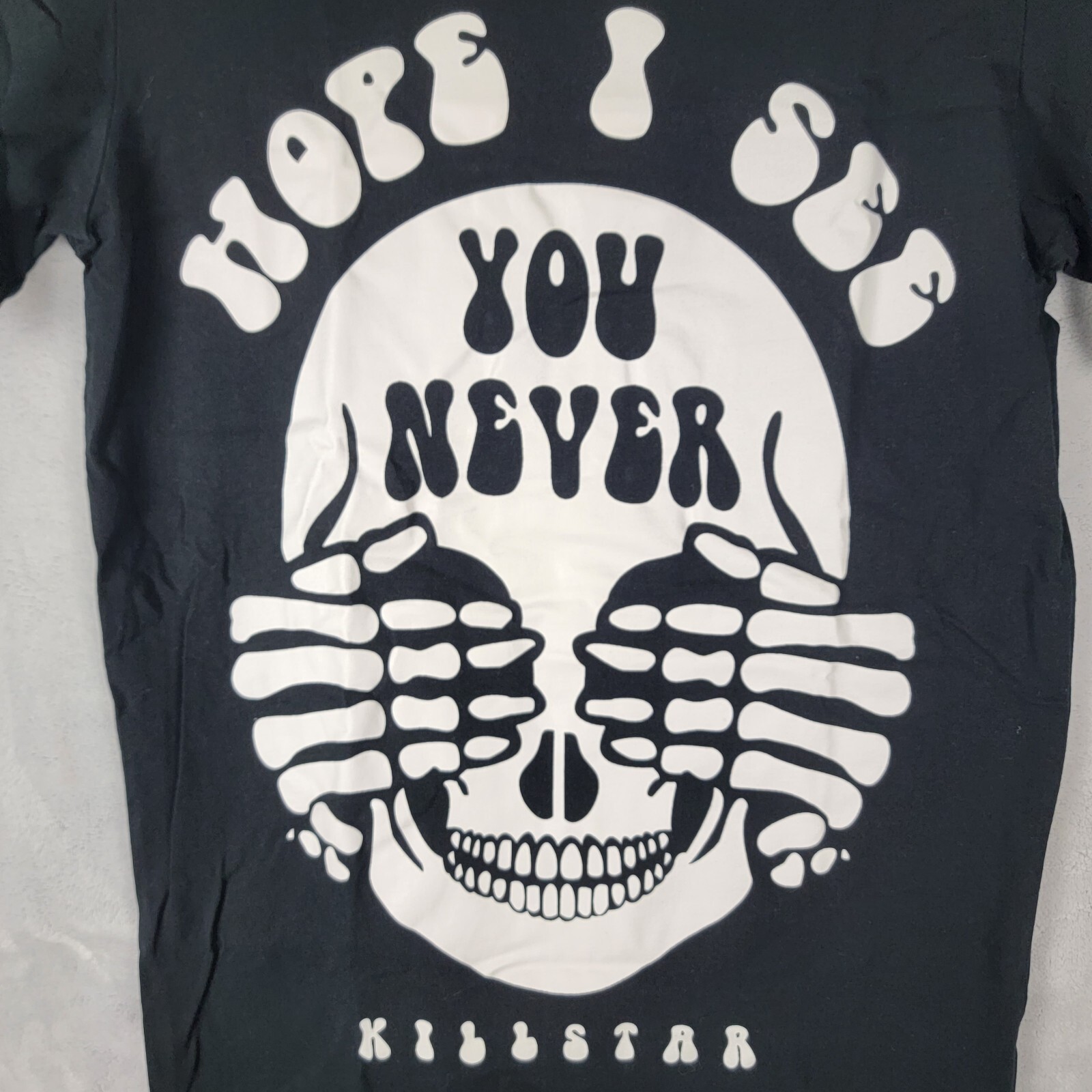 Kill Star Tee Shirt Mens Small Hope I See You Never Adult Black Goth Emo Punk gallery