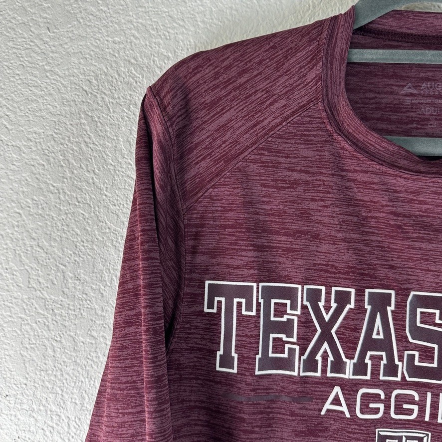 Aggie Long Sleeve Men's Small Augusta Sportswear Moisture mgmt Texas A&M gallery