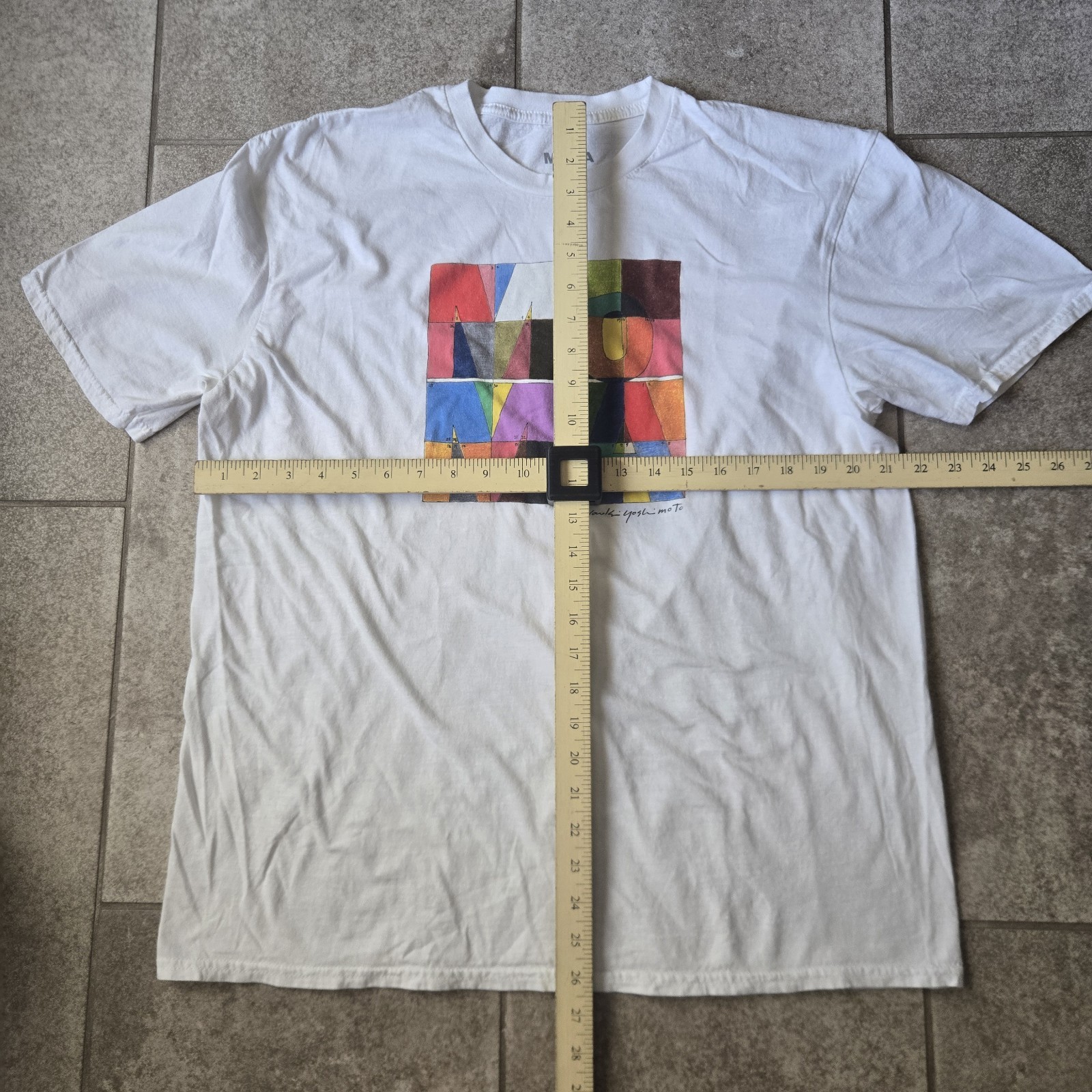 Museum Of Modern Art (MoMa) Naoki Yoshimoto Design White T-shirt XL Streetwear gallery