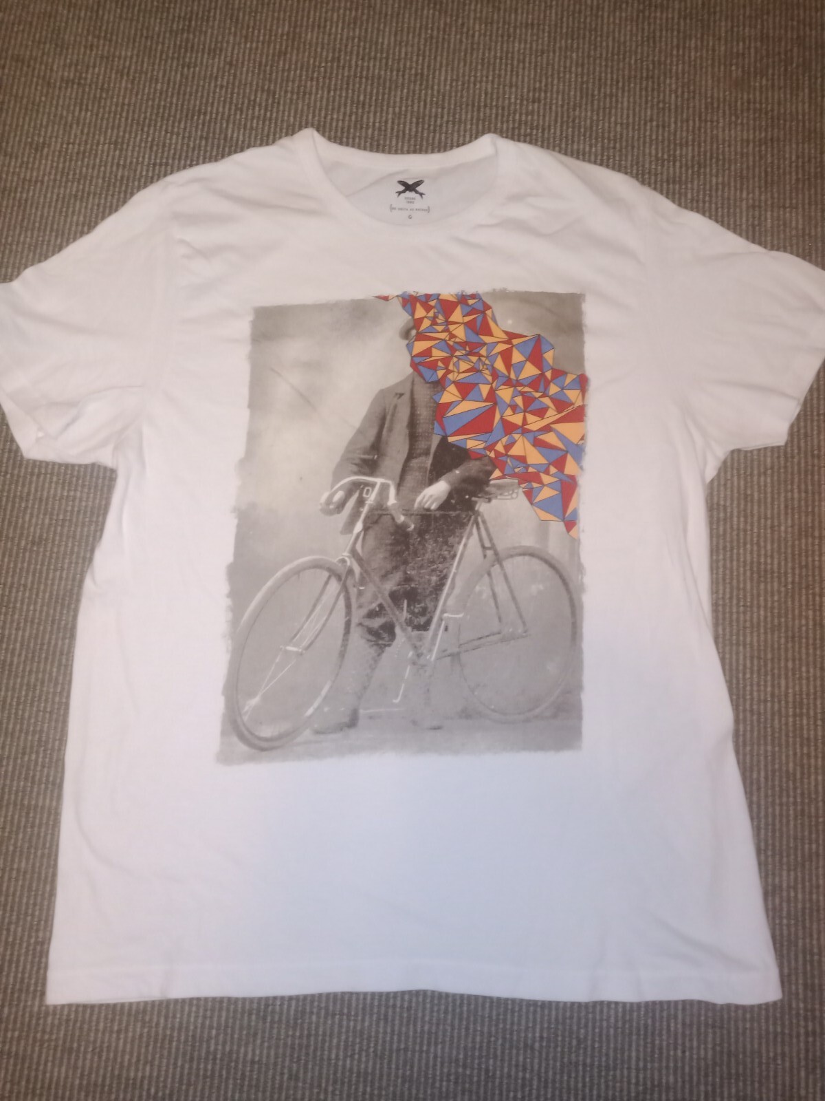 Hering Men's T-shirt White size Large. Tub 11 gallery