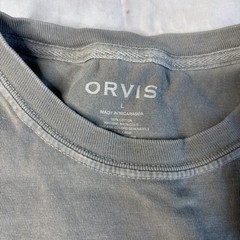 Orvis Protect Conserve Tee T Shirt Men’s Size Large Gray Fish S/S L83