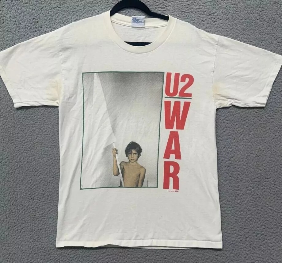 U2 Band Shirt, U2 Band White Cotton T-shirt Unisex S-5XL Men Women