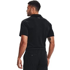 UNDER ARMOUR MEN’S TECH GOLF POLO – BLACK/GRAPHITE/GRAPHITE – SIZE XL