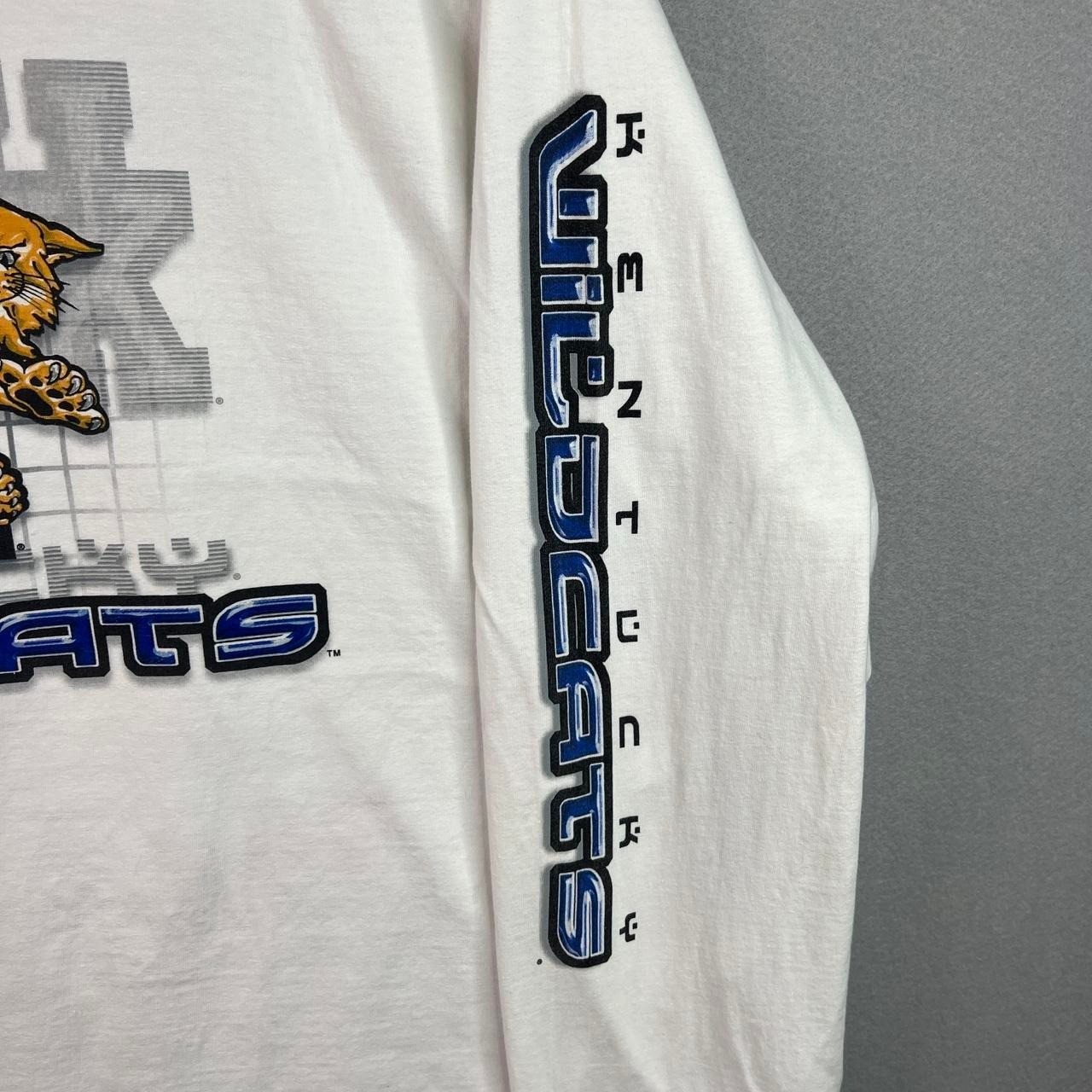 Vintage Kentucky Wildcats Long Sleeve Y2K Starter White Mens Shirt L gallery